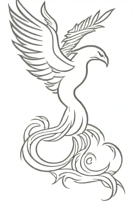 Phoenix Rising From The Ashes
