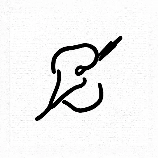 Heartbeat With Letter H And M Joined Together In A Single Horizontal Line