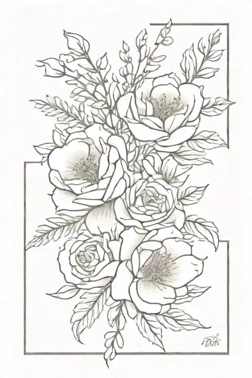 Birth Flower Bouquet