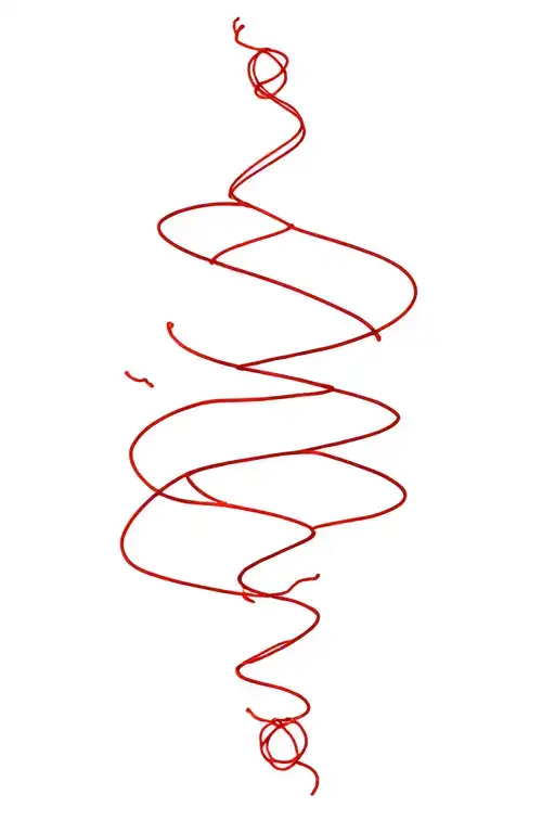 Red String Theory Interwoven