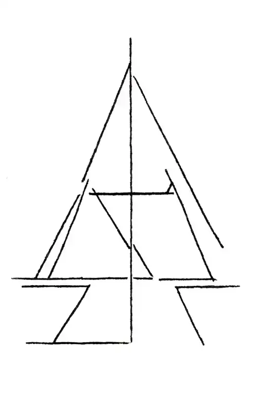 Three Triangle And Line Fore Arm