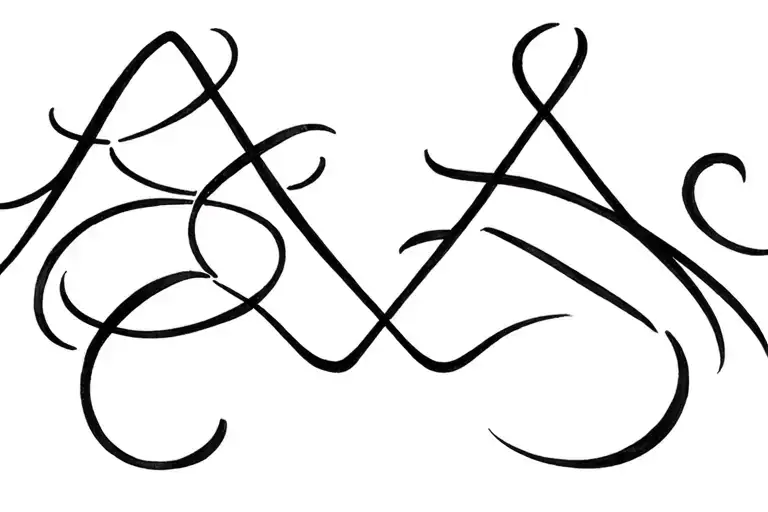 Friendship Tattoo Including An A And S