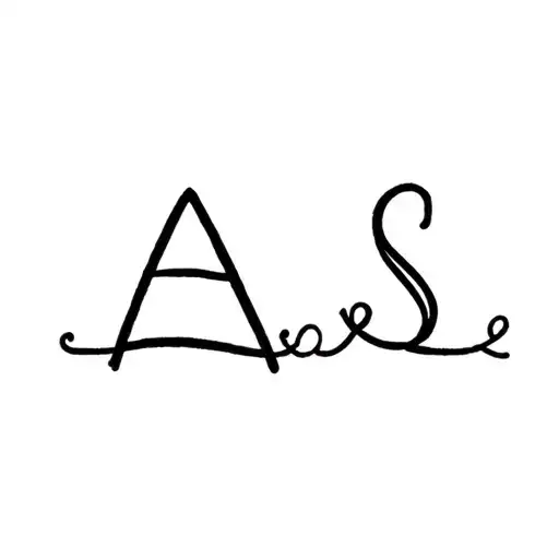 Friendship Tattoo Including An A And S