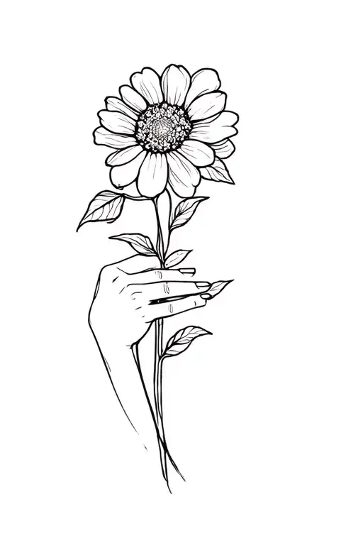 Woman Holding Birth Flower February & July Birth Flowers