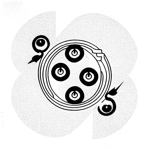 Semicolon With Yin Yang And Mechanics