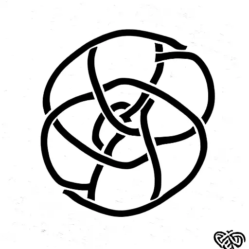 Script Celtic Mother Knot