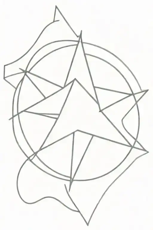 A Simple 5 Pointed Star For My Family Name
