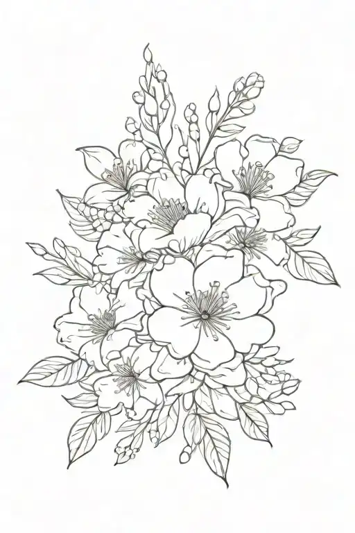 Birth Flower Bouquet