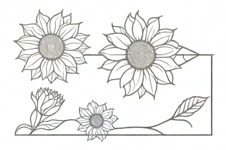 Sunflower Upper Arm Bracelet