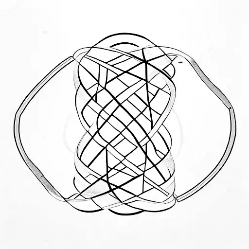 A Film Reel Intertwined With A Dna Strand