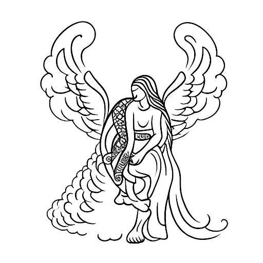 Cheeta Eating An Angel