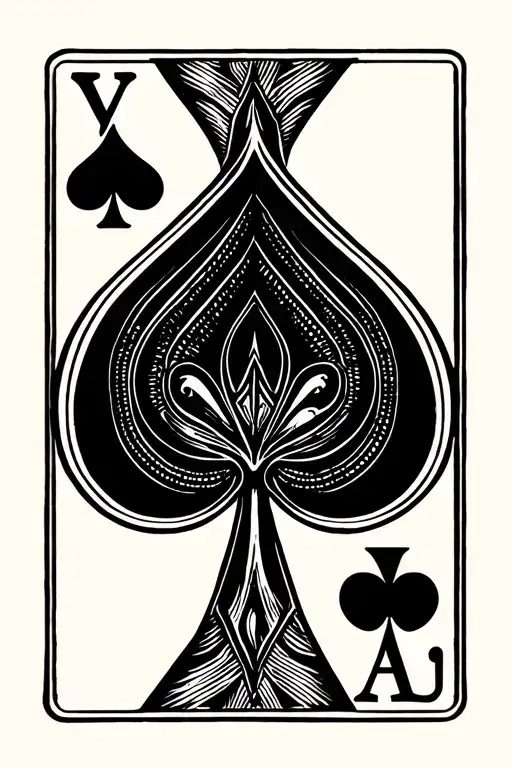 Ace Of Spades Card