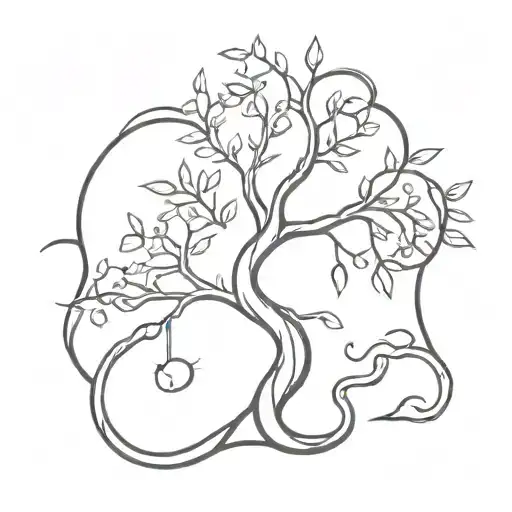 Tree With Snake Wrapped