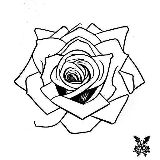 Unique Small Rose Tart With The Word Art In It