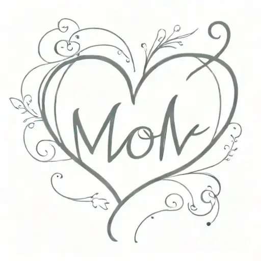 Heart Written Fusional Mom 1970