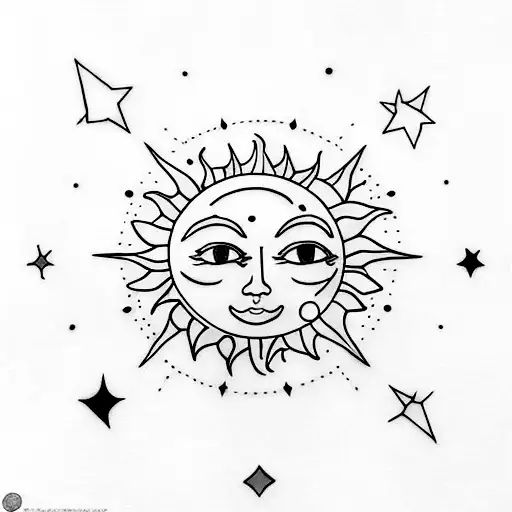 Sun And Moon Stars