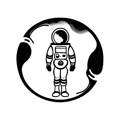 Cartoon Astronaut