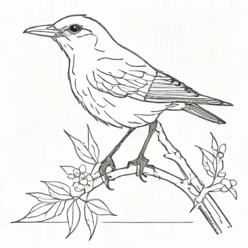 Zonotrichia Capensis Bird Sitting