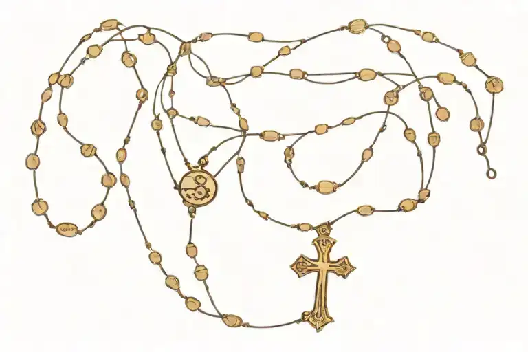 Rosary Beads Necklace