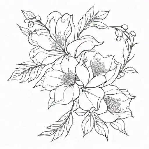 Birth Flower Bouquet