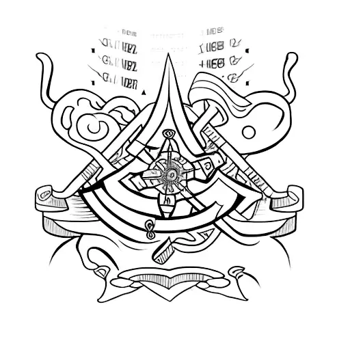 A Wand With A Code Script Wrapped Around It