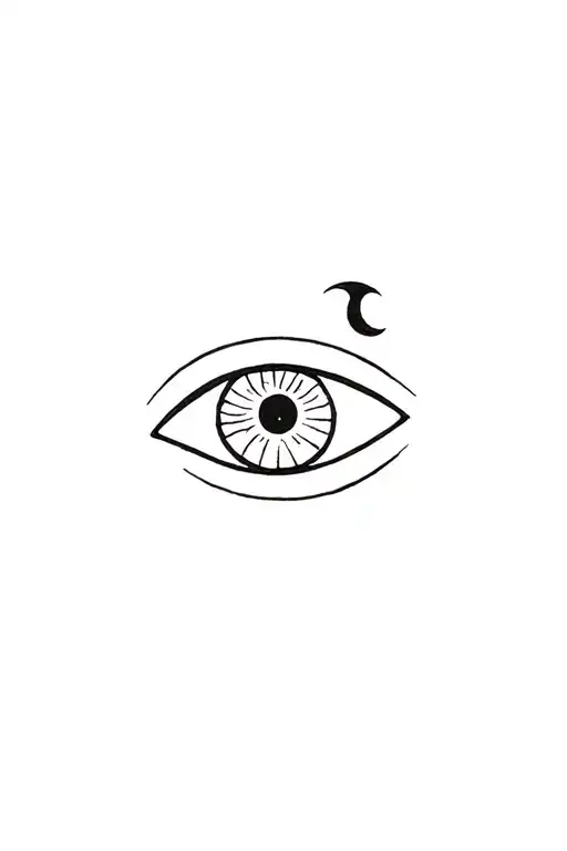 Eye With Moon