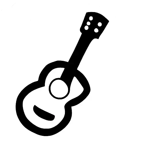 Acoustic Guitar Outline