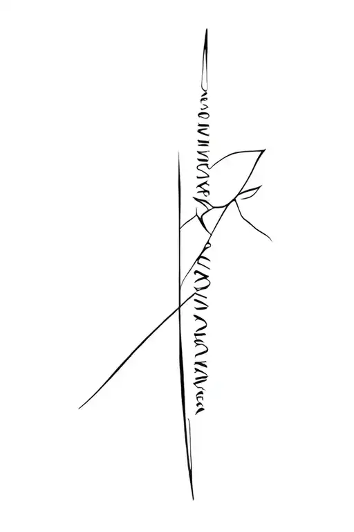 Minimalist Lotr Tattoo Memorial