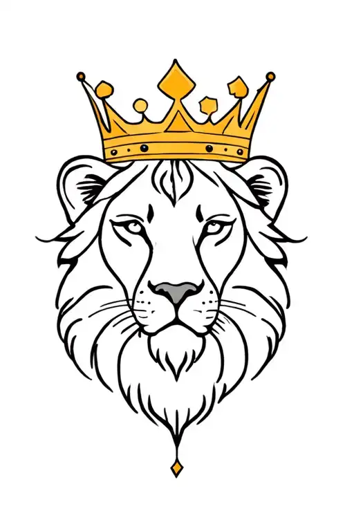 Leo With A Crown