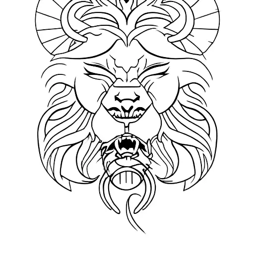 Lion And Scorpion