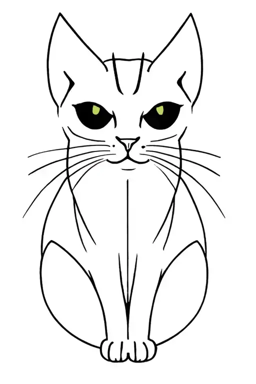 Devil On The Cat Wearing