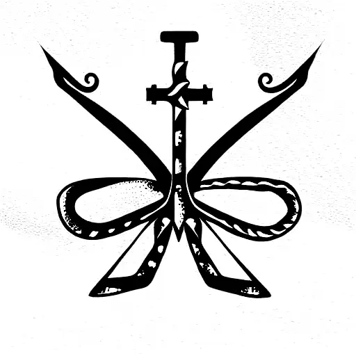 Butterfly And Anchor Feminine Unique