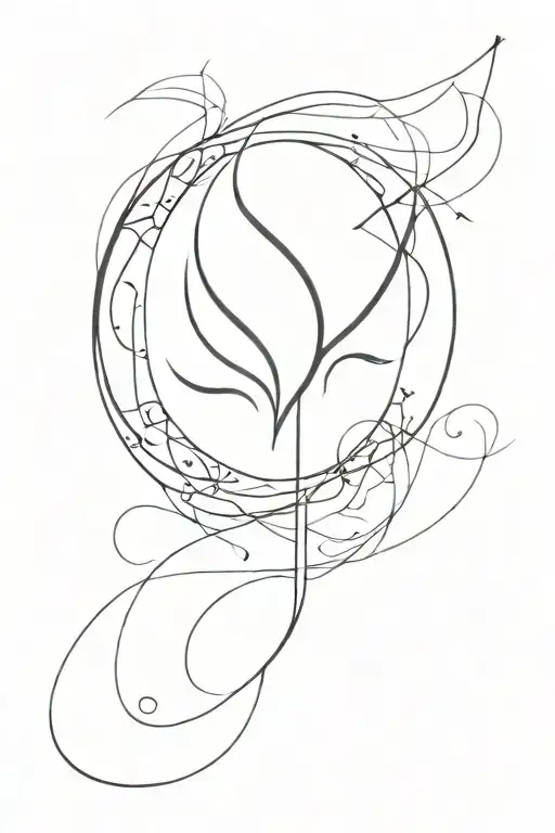 New Phase Of Life With Symbol