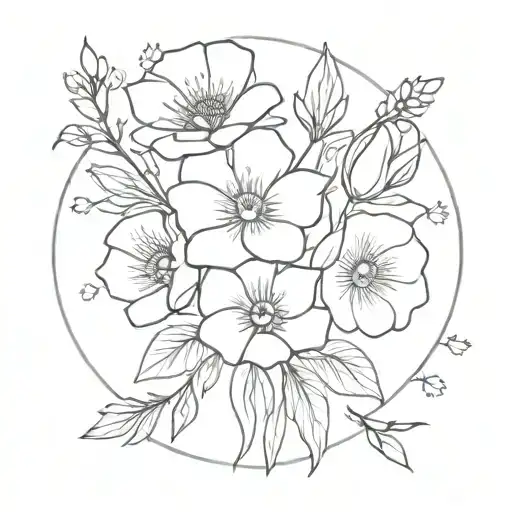 Birth Month Flower Bouquet