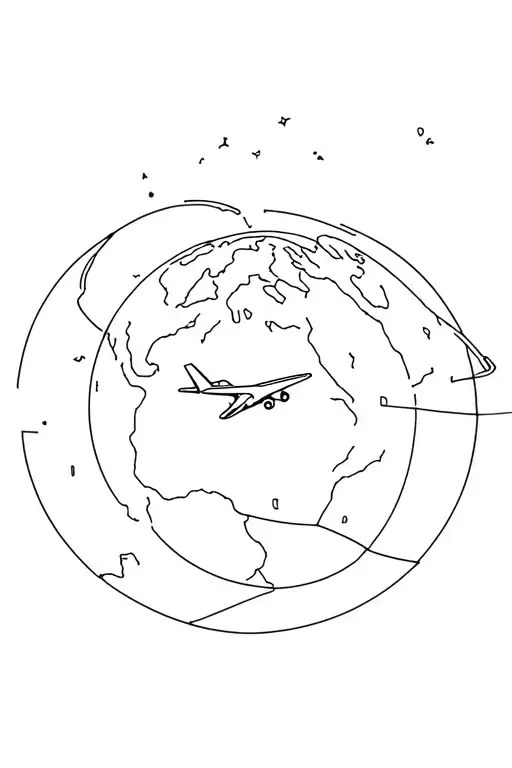 Earth Airplane Vacation