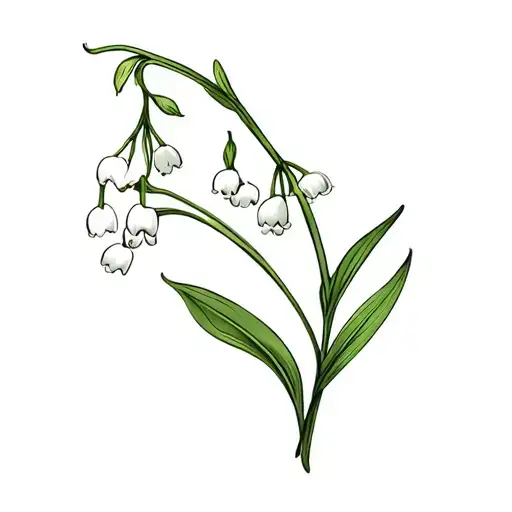 Lily Of The Valley Flower With A Puzzle Piece
