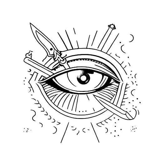 Eye Stabbed With Sword