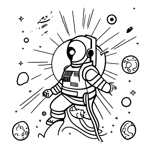 Astronaut In A Asteroid Twerking
