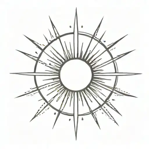 Simple Sun Rays Shining