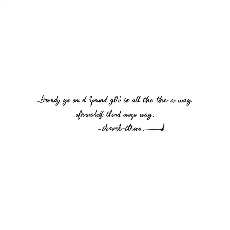 Dainty Quote Tattoo That Wraps All The Way Aroundy Ankle