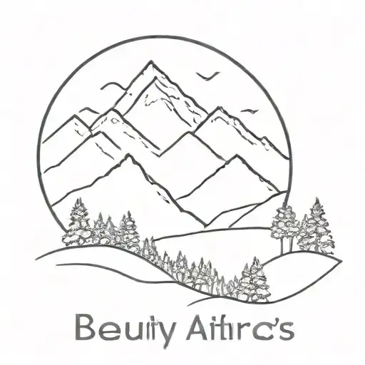 I Want A Mountain Landscape With The Quote 'Beauty Attracts Money And Money Perverts Beauty'