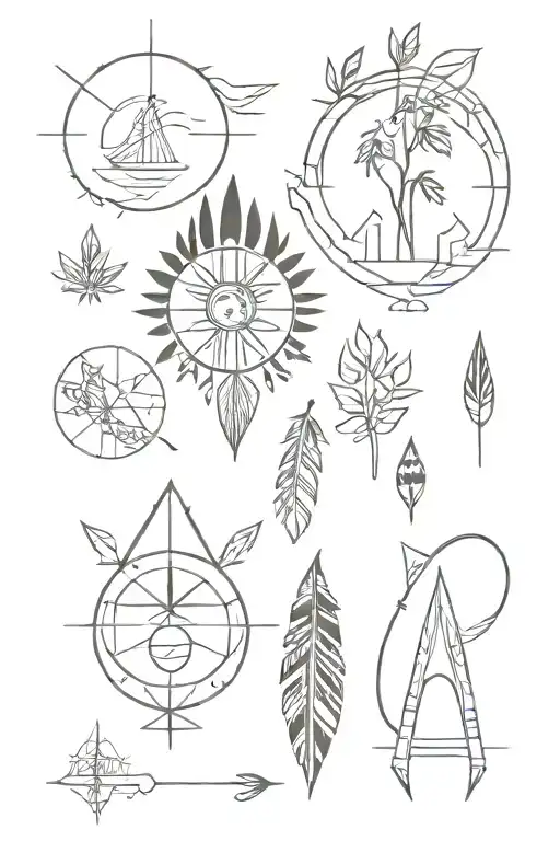 Native American And Guadeloupe And Breton