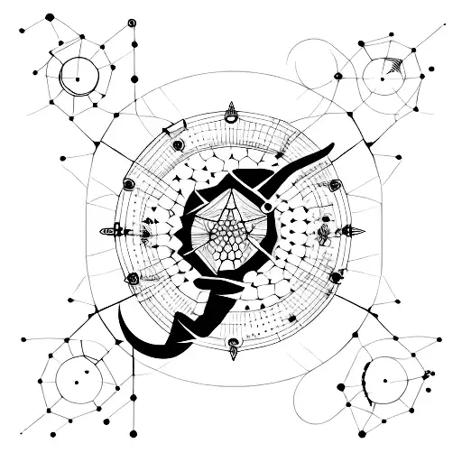 Scorpio Constellation With A Telescope