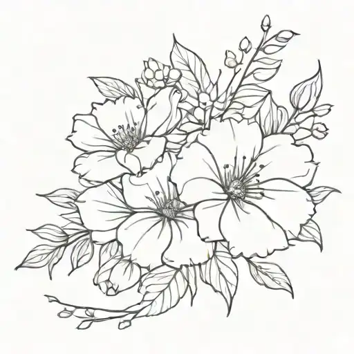 Birth Flower Bouquet