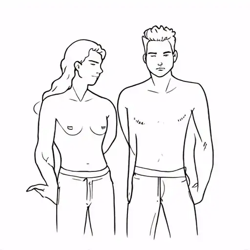 Friends Tatto Design Men