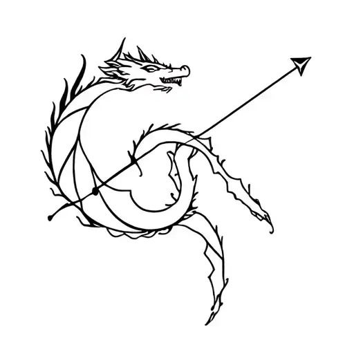 Constellation Sagittarius Dragon