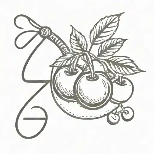 Casino Cherries With The Number 7