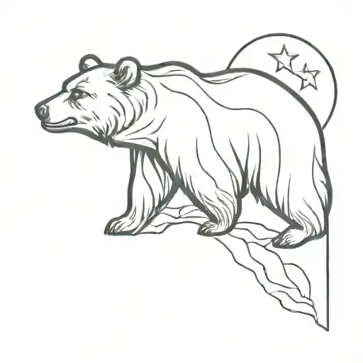 Bear With Sun Rising