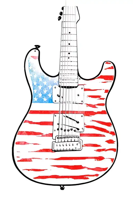 Guitar From Last Of Us Flag Igy6