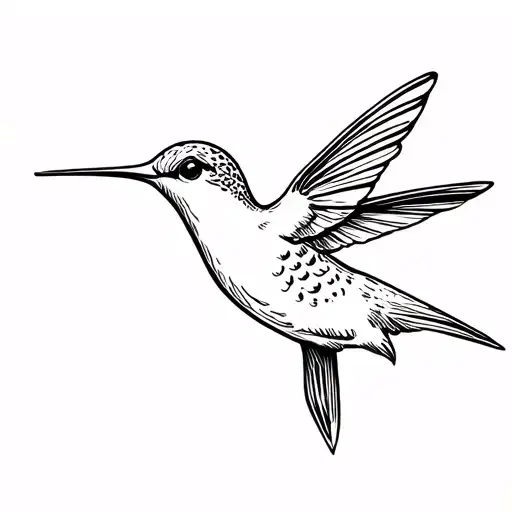 Hummingbird Hovering